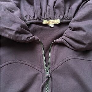 Prairie Underground plum short cloak hoodie sweatshirt XS/S
